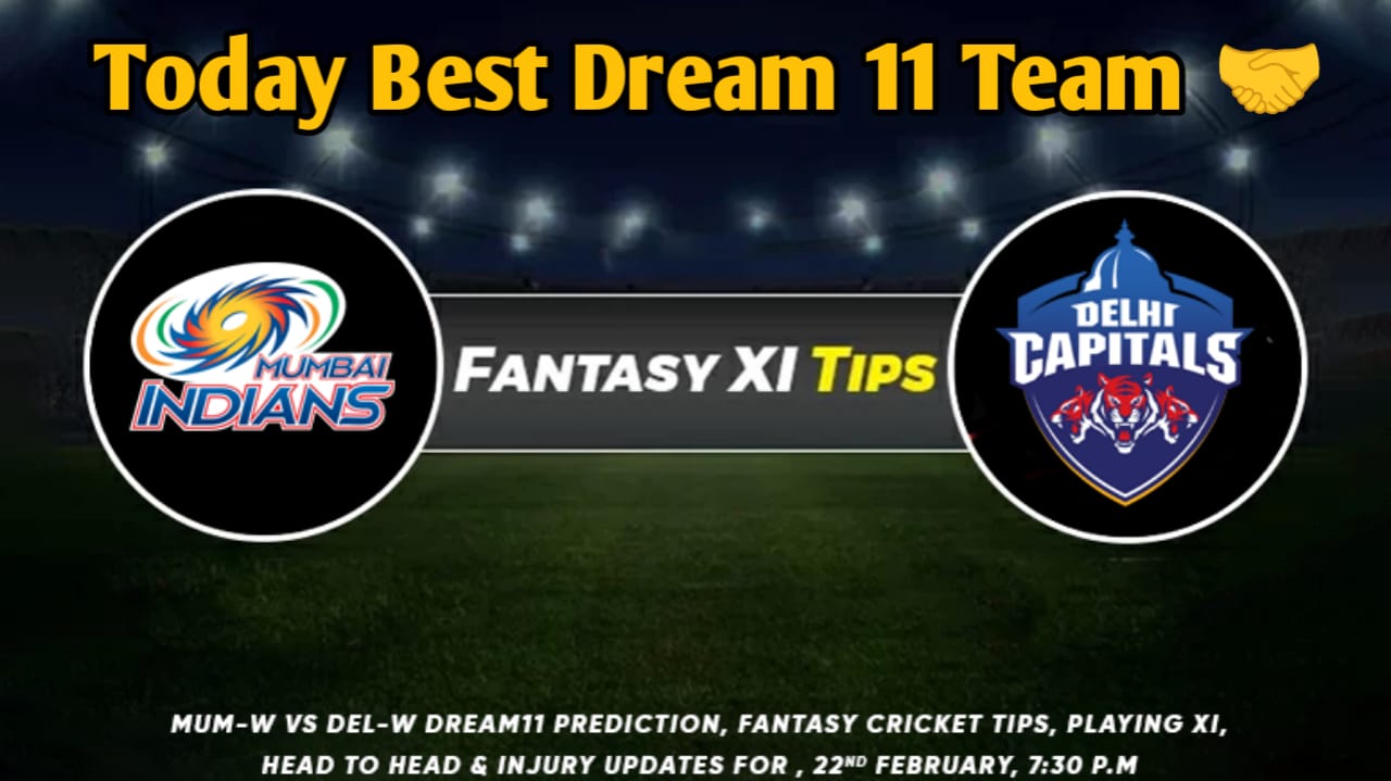 WPL 2024 Mumbai Indians W vs Delhi Capitals W Dream 11 Prediction || Pitch Report || Dream 11 Team || Fantasy Stats || Playing 11|| Today Match Analysis